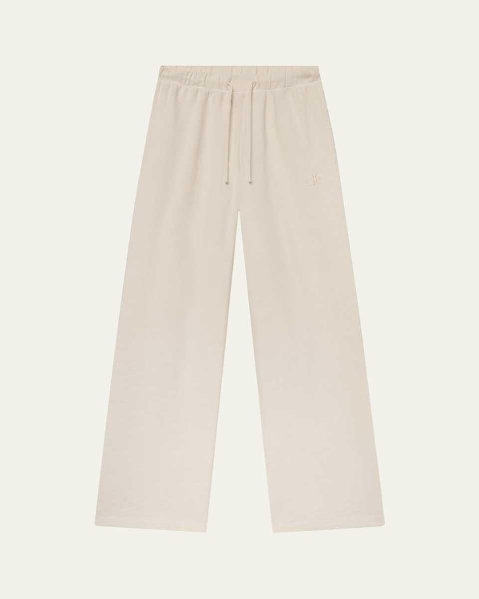Drawstring Wide Leg Sweatpant